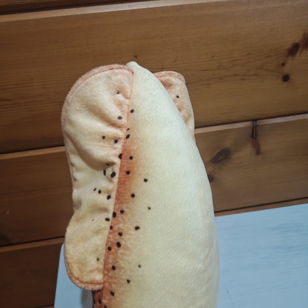 Fiesta  Orange Ocean Spotted Giant Squid Plush Realistic Stuffed Animal Toy E2 - Picture 4 of 5